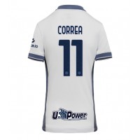 Inter Milan Joaquin Correa #11 Fotballklær Bortedrakt Dame 2024-25 Kortermet